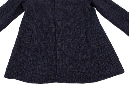 JURGEN LEHL Wool Silk Design Weave Collar Jacket Size M