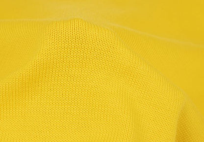 Papas Cotton Argyle Patch V-Neck Sweater Yellow Size 48M