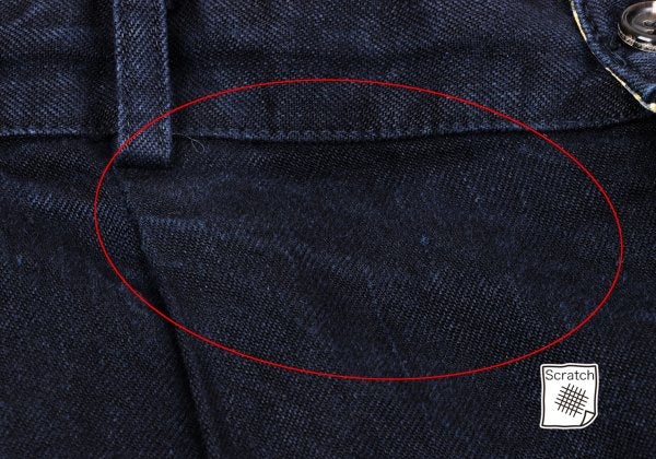 Papas Linen Two-Tuck Cuffed Pants Navy Size LL