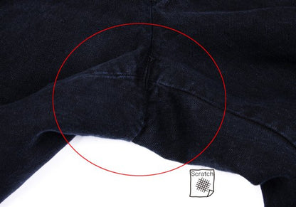 Papas Linen Two-Tuck Cuffed Pants Navy Size LL