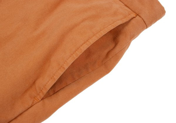 Papas Cotton Rayon Garment-Dyed Stretch Chinos Brown Size LL