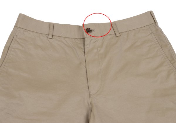COMME des GARCONS HOMME HOMME Cotton Shorts Beige Size S
