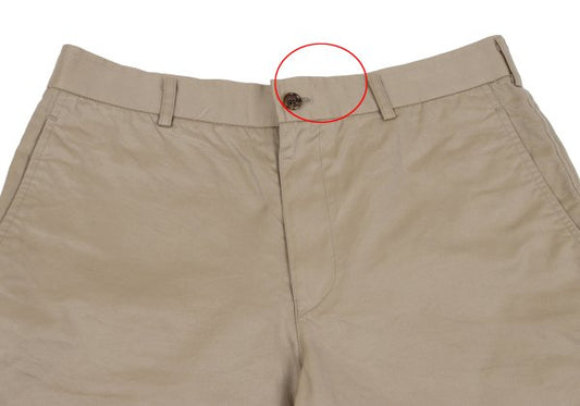 COMME des GARCONS HOMME HOMME Cotton Shorts Beige Size S