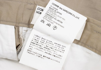 COMME des GARCONS HOMME HOMME Cotton Shorts Beige Size S
