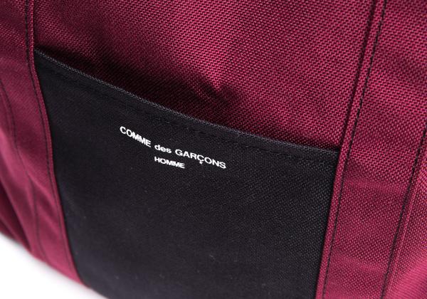 COMME des GARCONS HOMME 2-Way Shoulder Bag Bordeaux Black