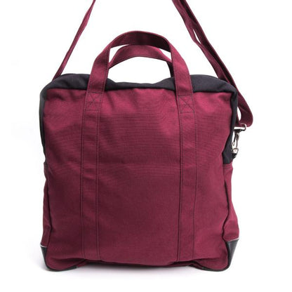 COMME des GARCONS HOMME 2-Way Shoulder Bag Bordeaux Black