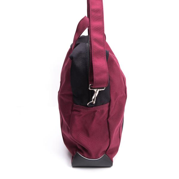 COMME des GARCONS HOMME 2-Way Shoulder Bag Bordeaux Black