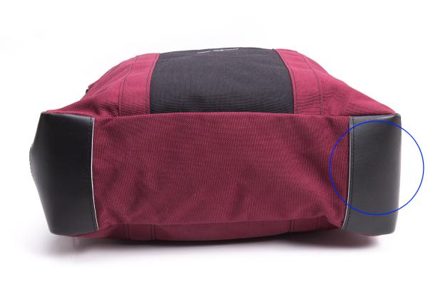 COMME des GARCONS HOMME 2-Way Shoulder Bag Bordeaux Black