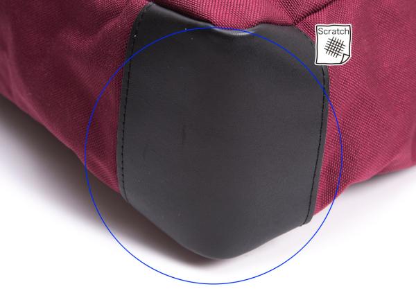 COMME des GARCONS HOMME 2-Way Shoulder Bag Bordeaux Black