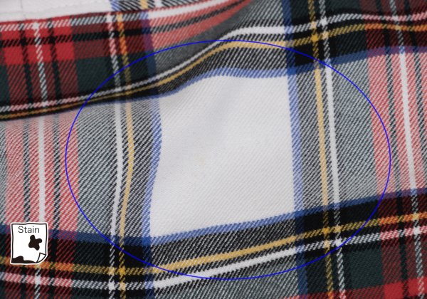tricot COMME des GARCONS Tartan Check Blouse Red Size S