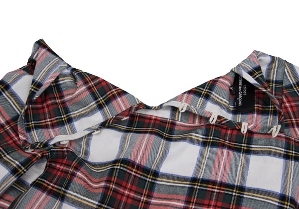 tricot COMME des GARCONS Tartan Check Blouse Red Size S