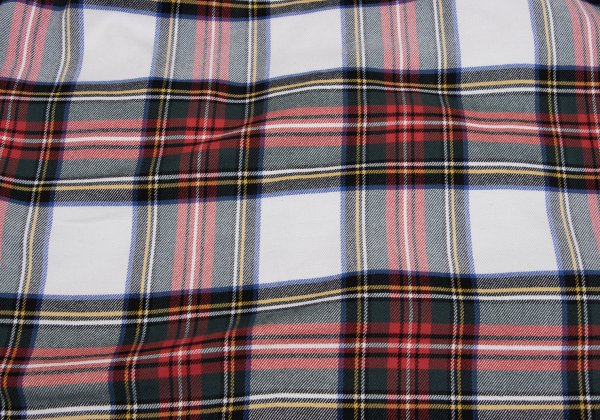 tricot COMME des GARCONS Tartan Check Blouse Red Size S