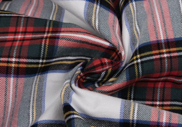 tricot COMME des GARCONS Tartan Check Blouse Red Size S