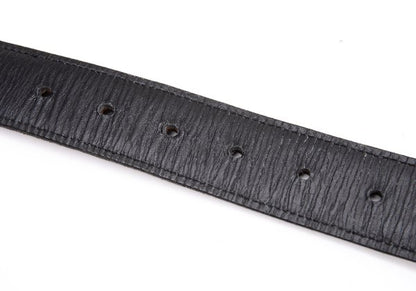 COMME des GARCONS HOMME Leather Trim Tartan Check Belt Red