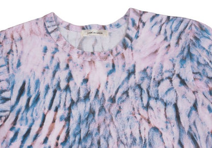 COMME des GARCONS Hem Border T-Shirt Pink/Blue Size M