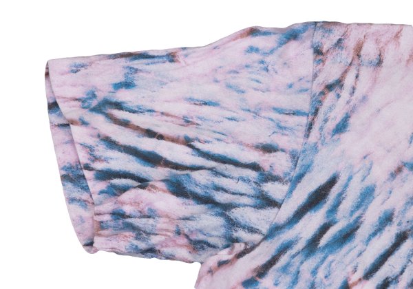 COMME des GARCONS Hem Border T-Shirt Pink/Blue Size M