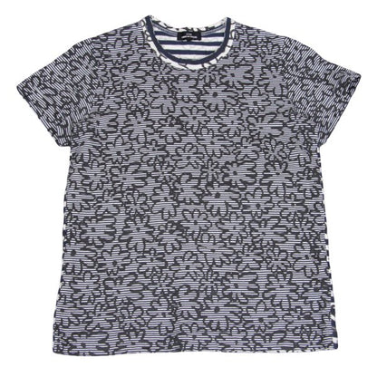 COMME des GARCONS Cotton Floral Print T-Shirt White Size M