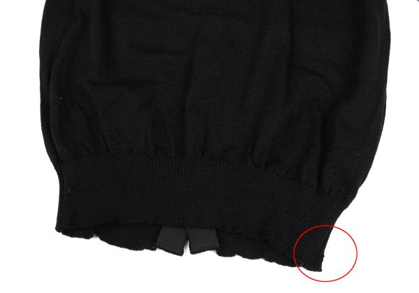 tricot COMME des GARCONS Beaded Open Back Knit Black Size S