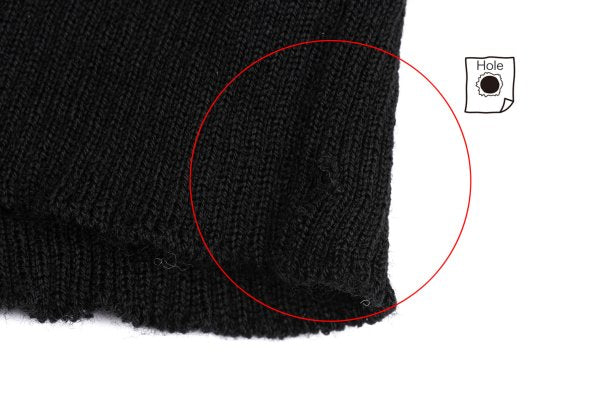 tricot COMME des GARCONS Beaded Open Back Knit Black Size S