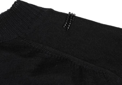 tricot COMME des GARCONS Beaded Open Back Knit Black Size S