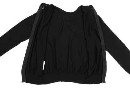 tricot COMME des GARCONS Beaded Open Back Knit Black Size S