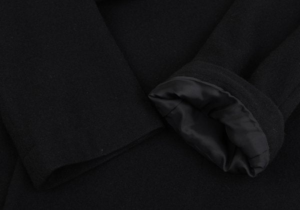 Yohji Yamamoto FEMME Wool Nylon Raw-Edge Jacket Black Size 1