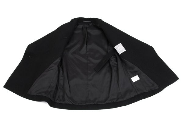 Yohji Yamamoto FEMME Wool Nylon Raw-Edge Jacket Black Size 1