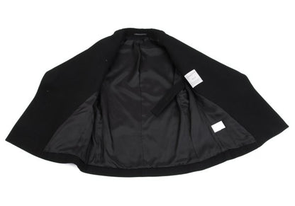 Yohji Yamamoto FEMME Wool Nylon Raw-Edge Jacket Black Size 1