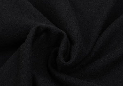 Yohji Yamamoto FEMME Wool Nylon Raw-Edge Jacket Black Size 1