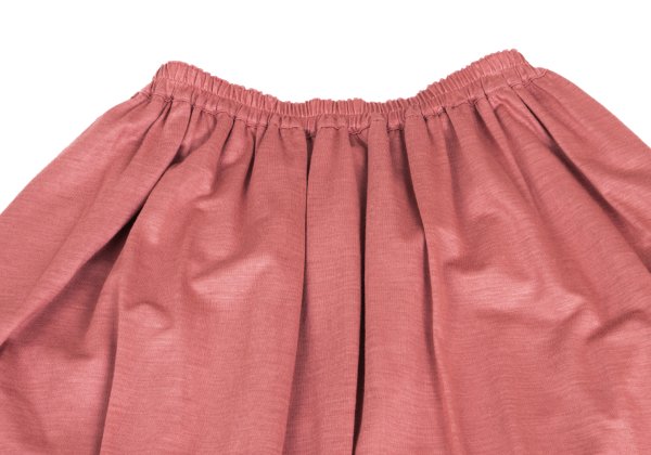 Mademoiselle NON NON Ramie Waist Gather Skirt Pink Size M