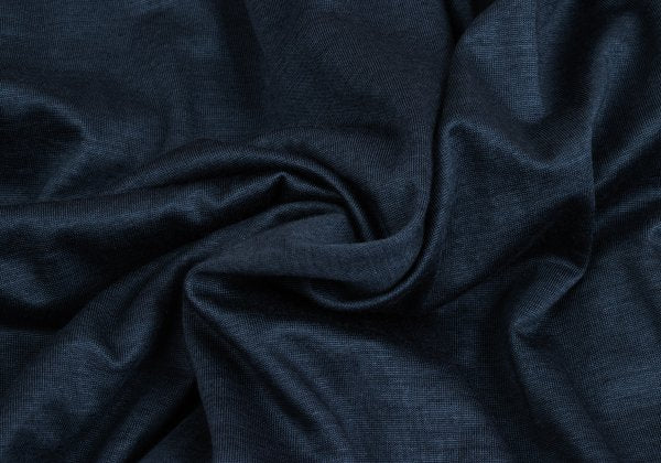Mademoiselle NON NON Ramie Waist Gather Skirt Navy Size M