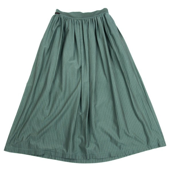 Mademoiselle NON NON Cotton Blend Stripe Skirt Mint Size M