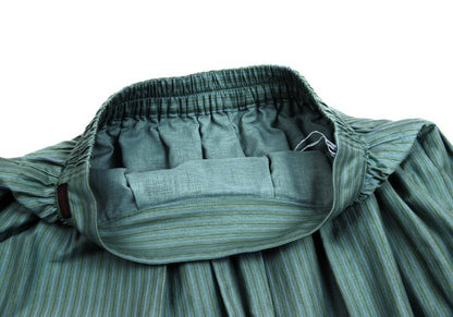 Mademoiselle NON NON Cotton Blend Stripe Skirt Mint Size M