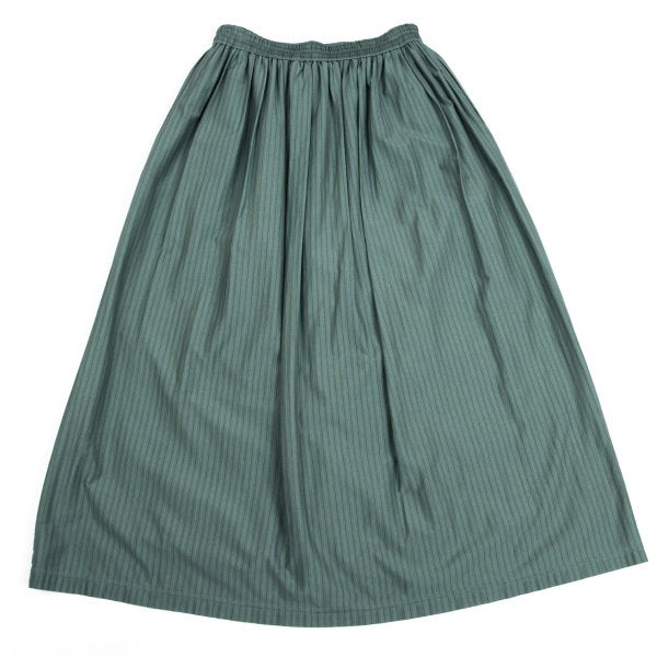 Mademoiselle NON NON Cotton Blend Stripe Skirt Mint Size M
