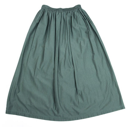 Mademoiselle NON NON Cotton Blend Stripe Skirt Mint Size M