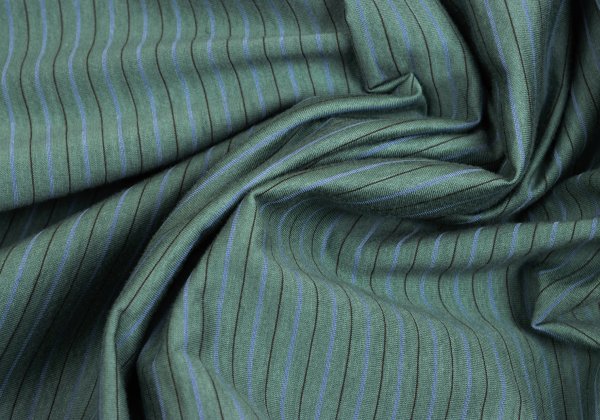 Mademoiselle NON NON Cotton Blend Stripe Skirt Mint Size M