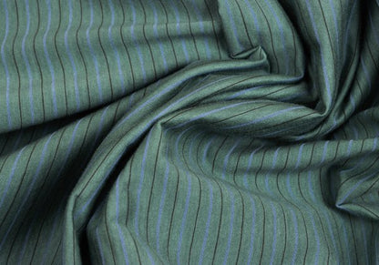 Mademoiselle NON NON Cotton Blend Stripe Skirt Mint Size M