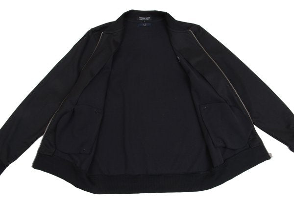 FRED PERRY x COMME des GARCONS HOMME DEUX Black Jersey Jacket Size L