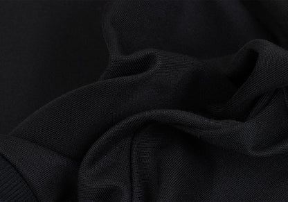 FRED PERRY x COMME des GARCONS HOMME DEUX Black Jersey Jacket Size L
