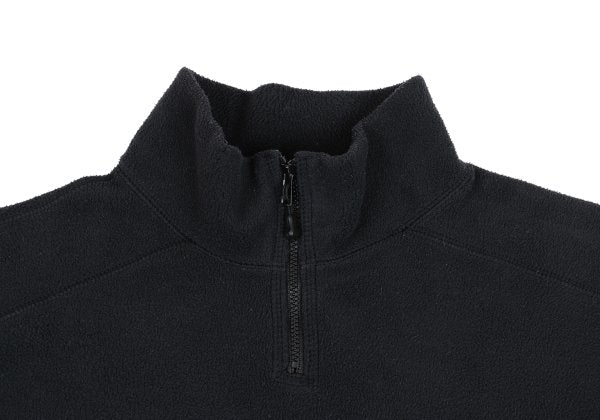 Papas Polyester Elbow Patch Half-Zip Black Size M
