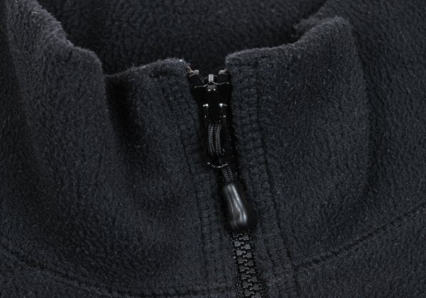 Papas Polyester Elbow Patch Half-Zip Black Size M