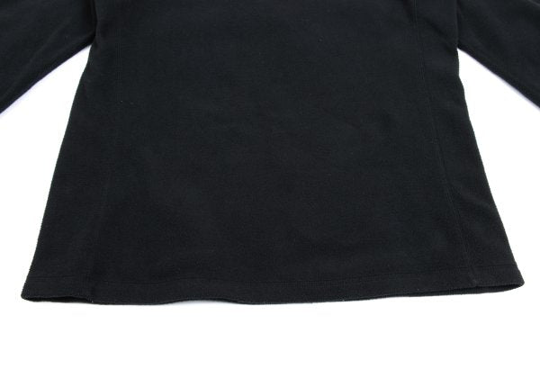 Papas Polyester Elbow Patch Half-Zip Black Size M