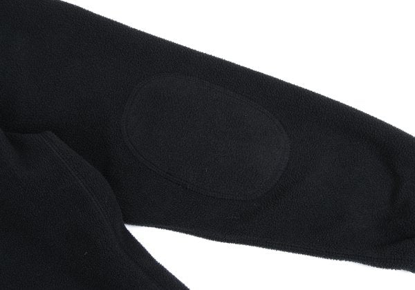 Papas Polyester Elbow Patch Half-Zip Black Size M