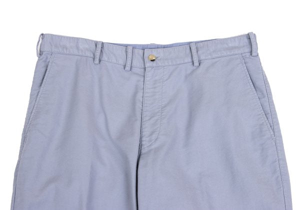 Papas Cotton Blend Stretch Pants Light Blue Size 50L
