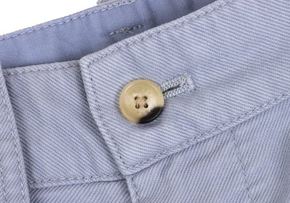 Papas Cotton Blend Stretch Pants Light Blue Size 50L
