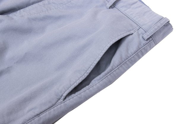 Papas Cotton Blend Stretch Pants Light Blue Size 50L