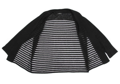 ISSEY MIYAKE PERMANENTE Linen Sheer Jacket Black Size M