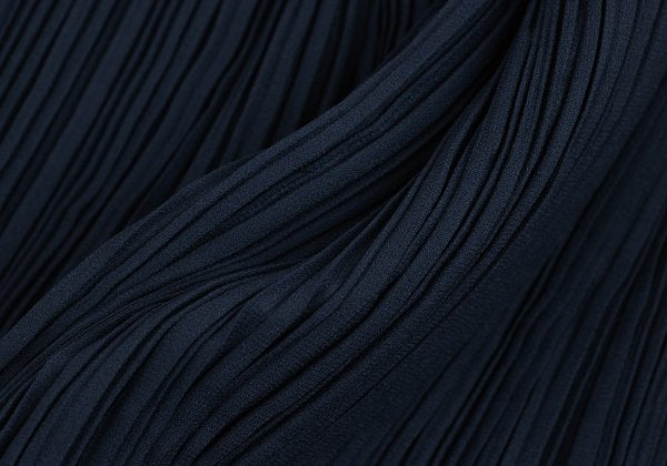 ISSEY MIYAKE Pleated Vest Blue Size F
