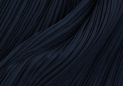 ISSEY MIYAKE Pleated Vest Blue Size F