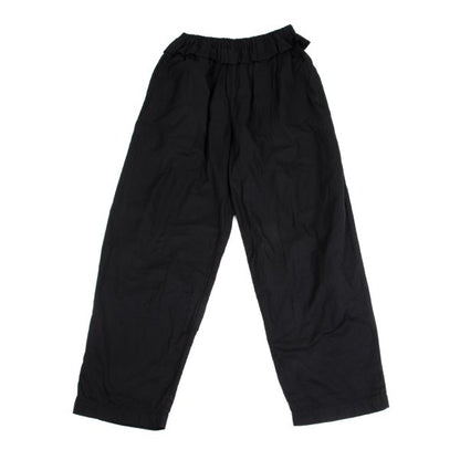 ISSEY MIYAKE 19SS Polyester Frill Waist Pants Black Size 2